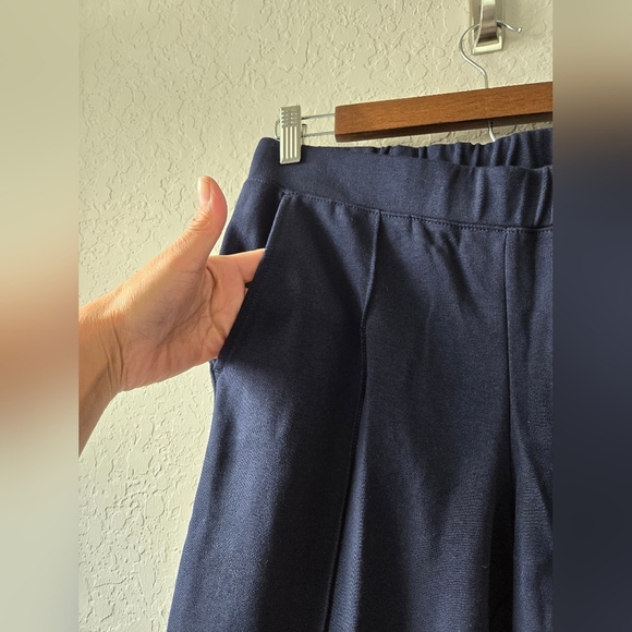 Navy Blue Pintuck Sweatpants Casual Pants Size Medium - Picture 6 of 16